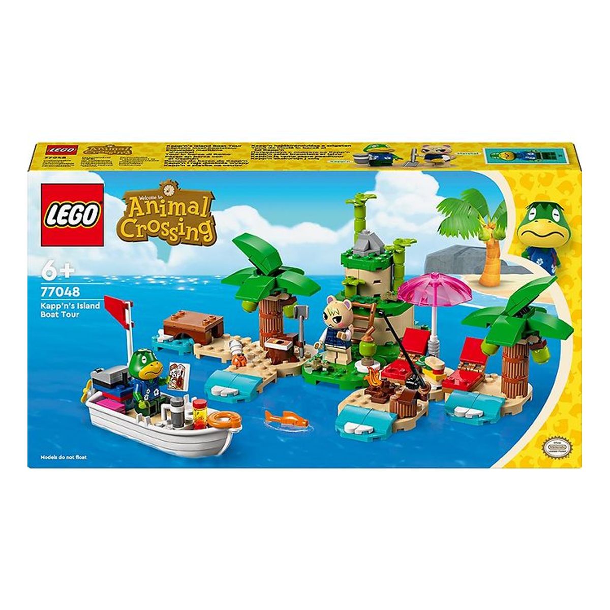 LEGO ® Animal Crossing - Kapp'n på ø-bådtur 77048 - 233 Dele