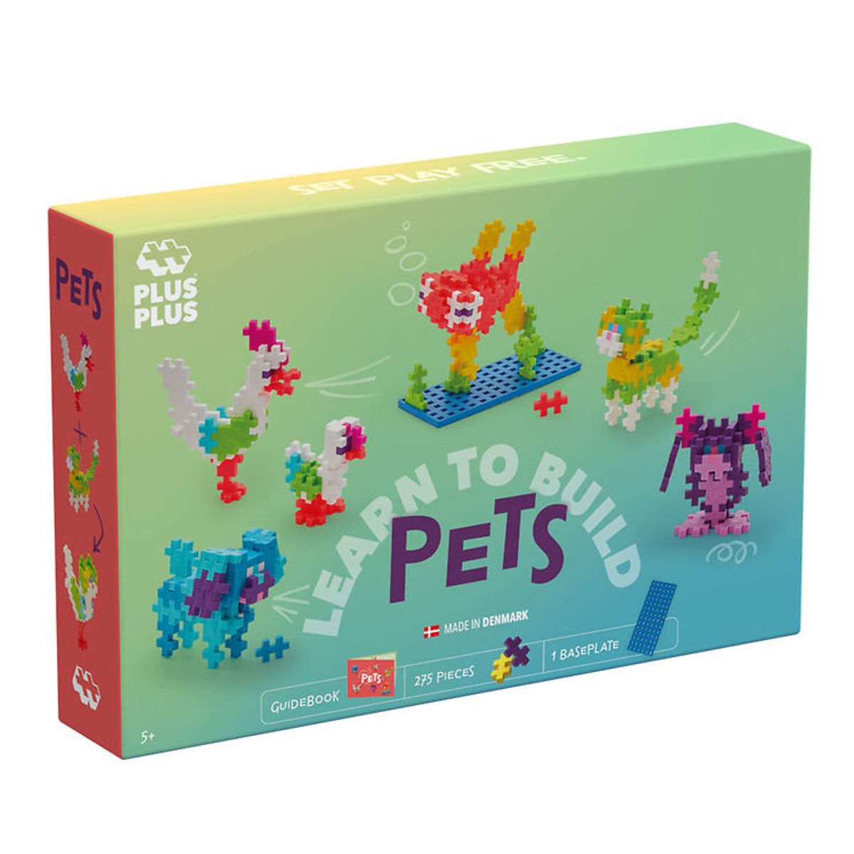 Plus-Plus Learn to Build - 275 stk. - Pet Animals