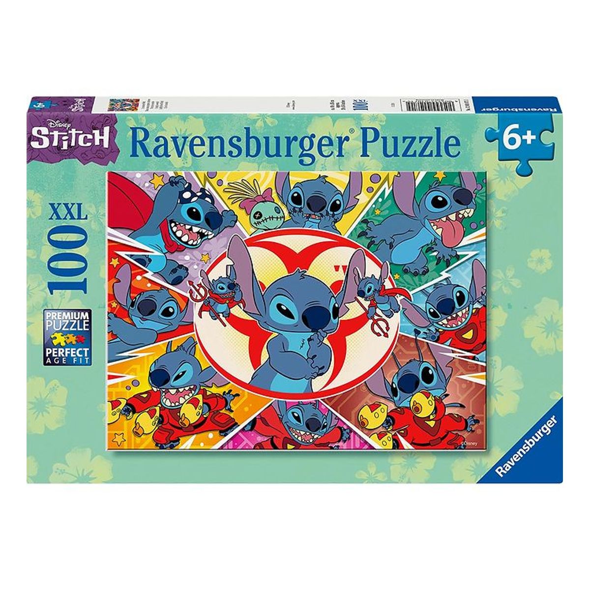 Ravensburger Puslespil - 100 Brikker - Disney Stitch