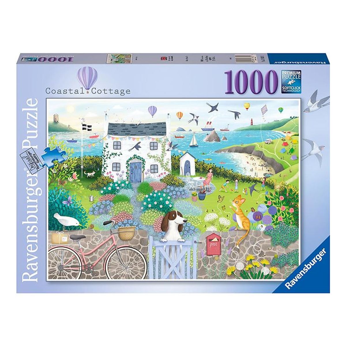 Ravensburger Puslespil - 1000 Brikker - Coastal Cottage