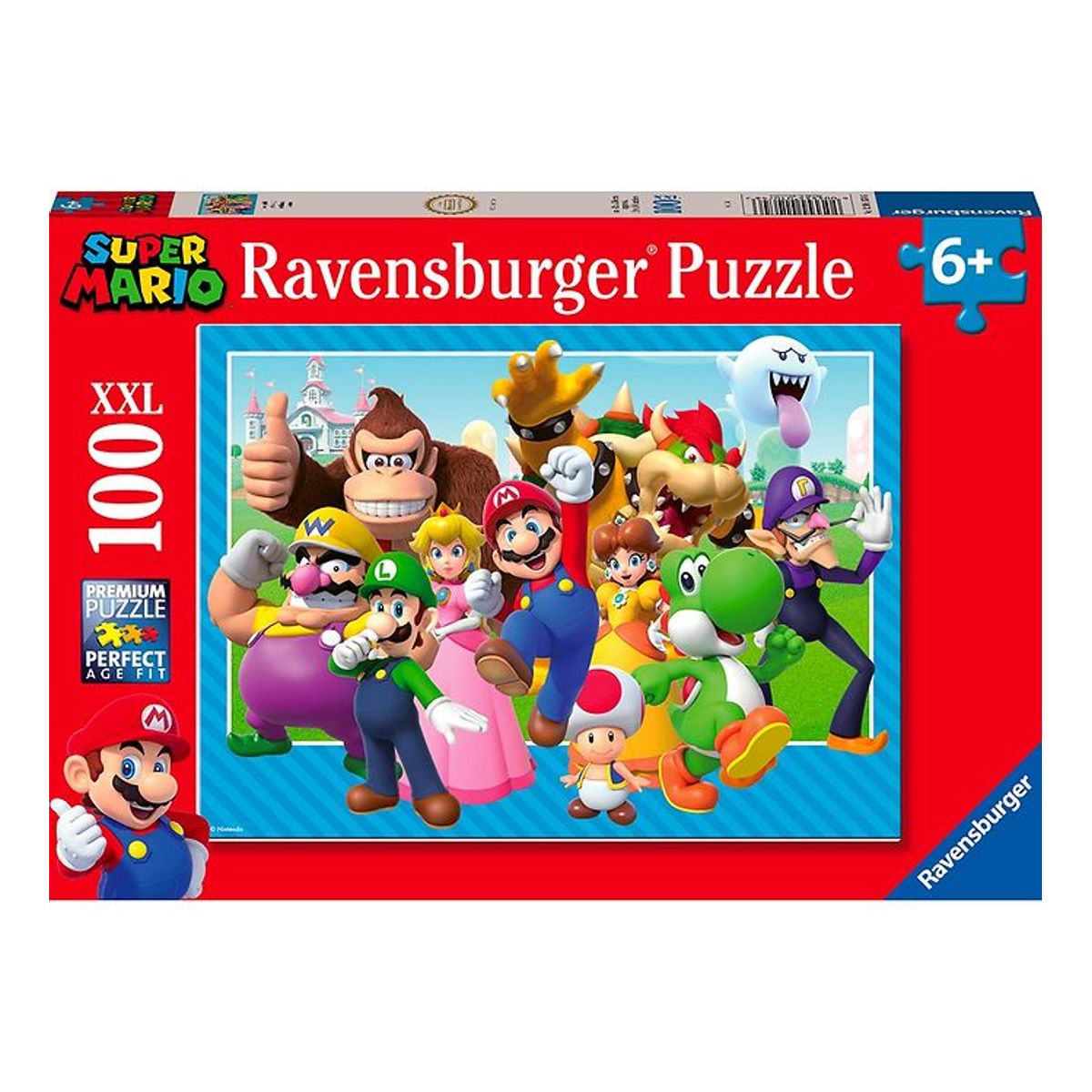 Ravensburger Puslespil - 100 Brikker - Super Mario