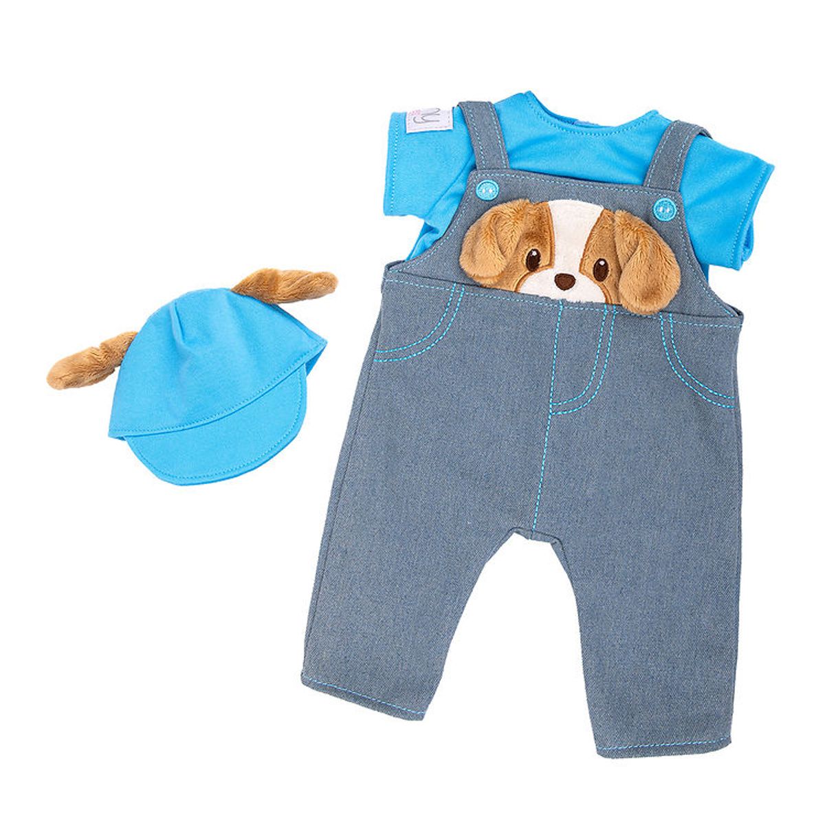 Tiny Treasures Dukketøj - Little Paws Puppy Outfit