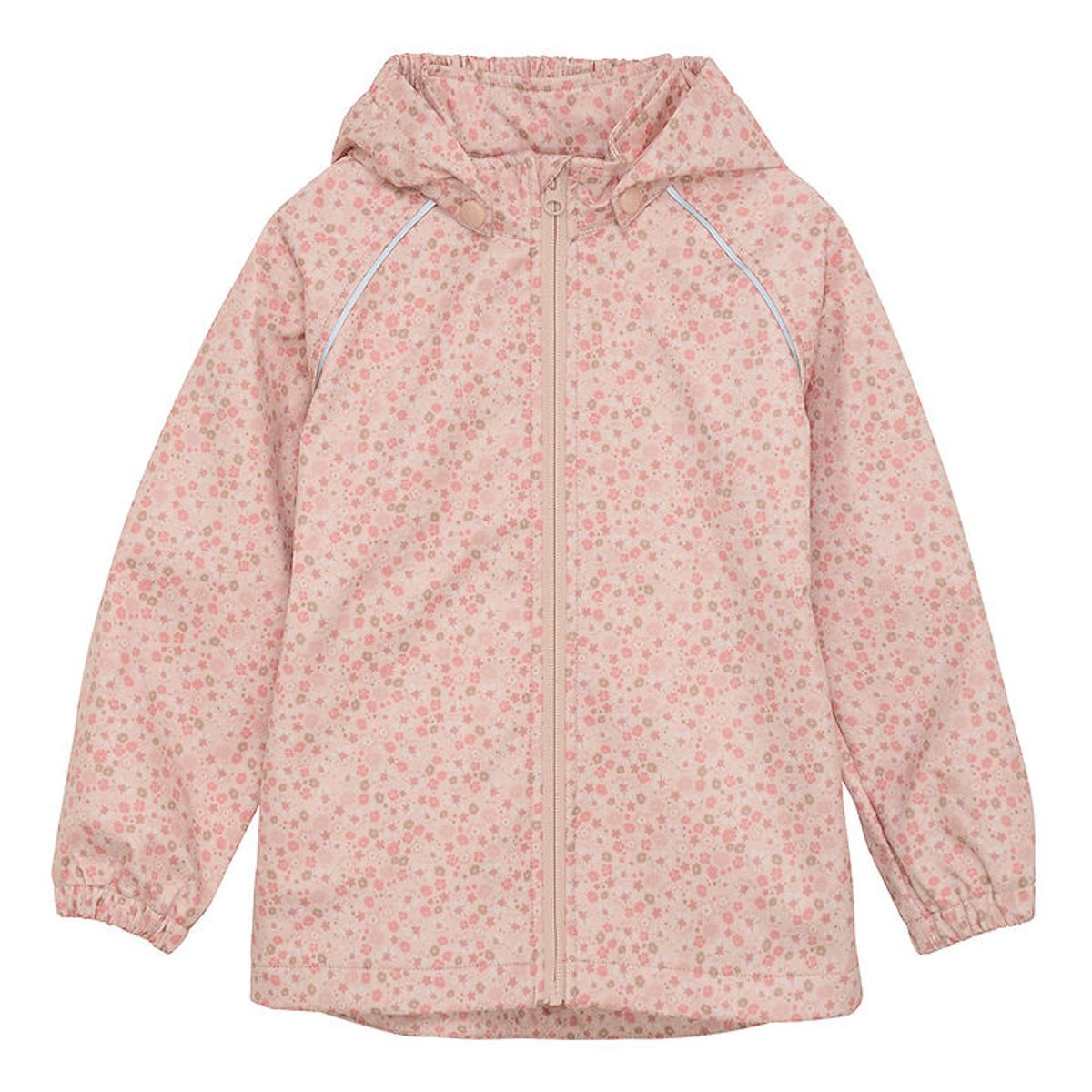 Minymo Softshelljakke - Peach Beige m. Blomster