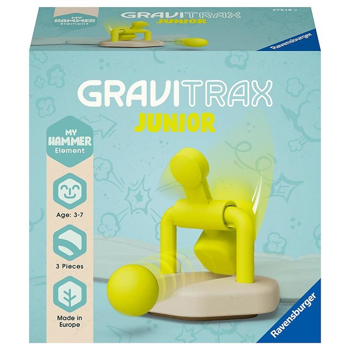 GraviTrax Junior Element - Hammer - 3 Dele