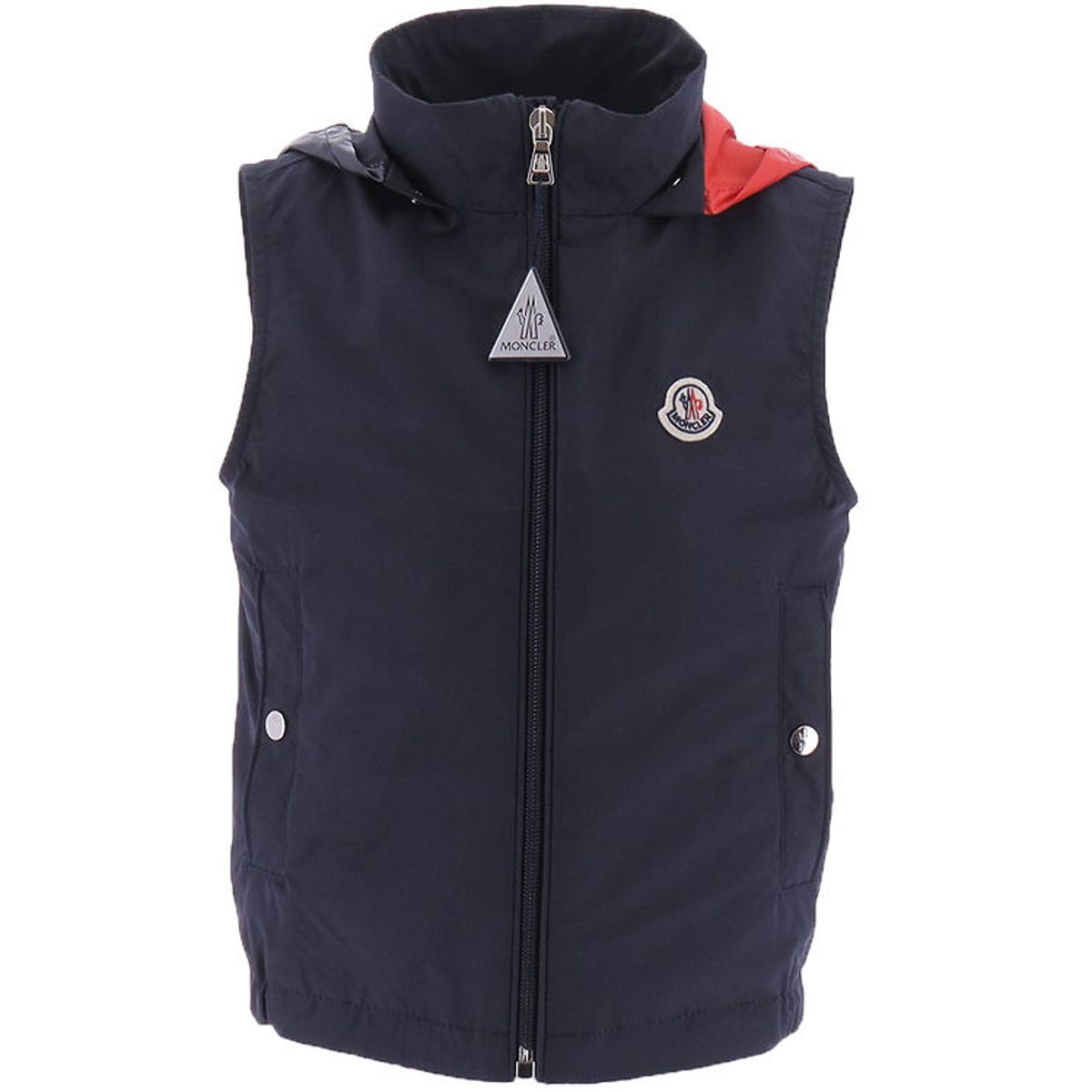 Moncler Vest - Zene - Mørkeblå m. Rød/Hvid