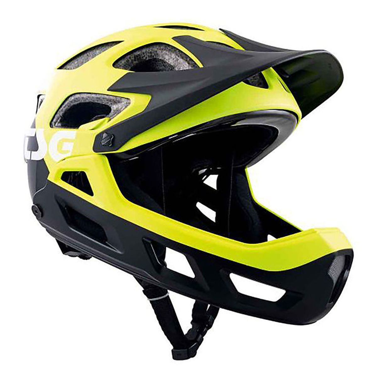 TSG Mountainbikehjelm - Seek FR Graphic - Flow Black/Gul