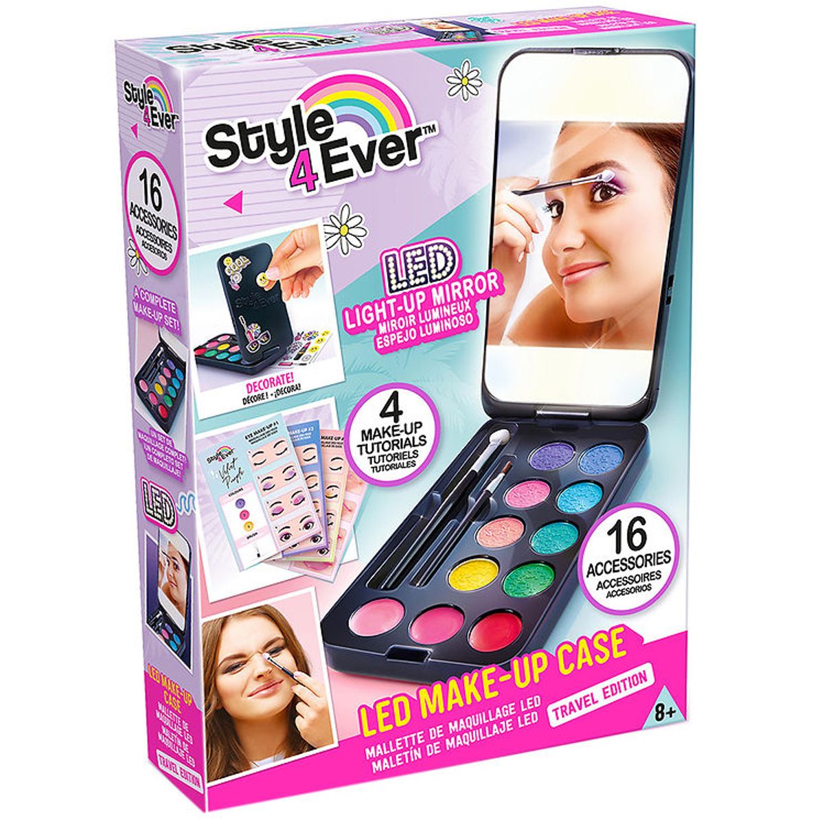 Style 4 Ever Mini Makeup Etui m. LED-Lys