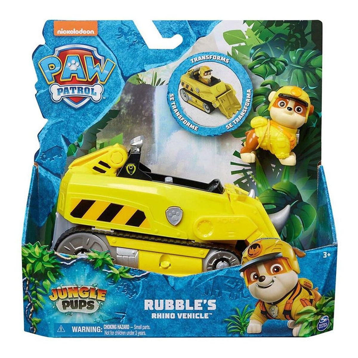 Paw Patrol Legetøjsbil - 20 cm - Rubble's Rhino Vehicle