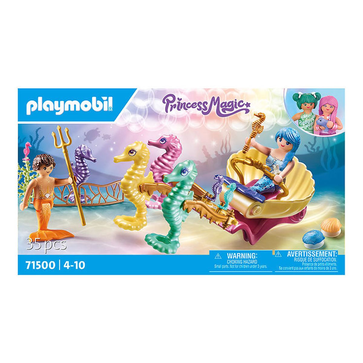 Playmobil Princess Magic - Havfrue med Søhestevogn - 71500 - 35