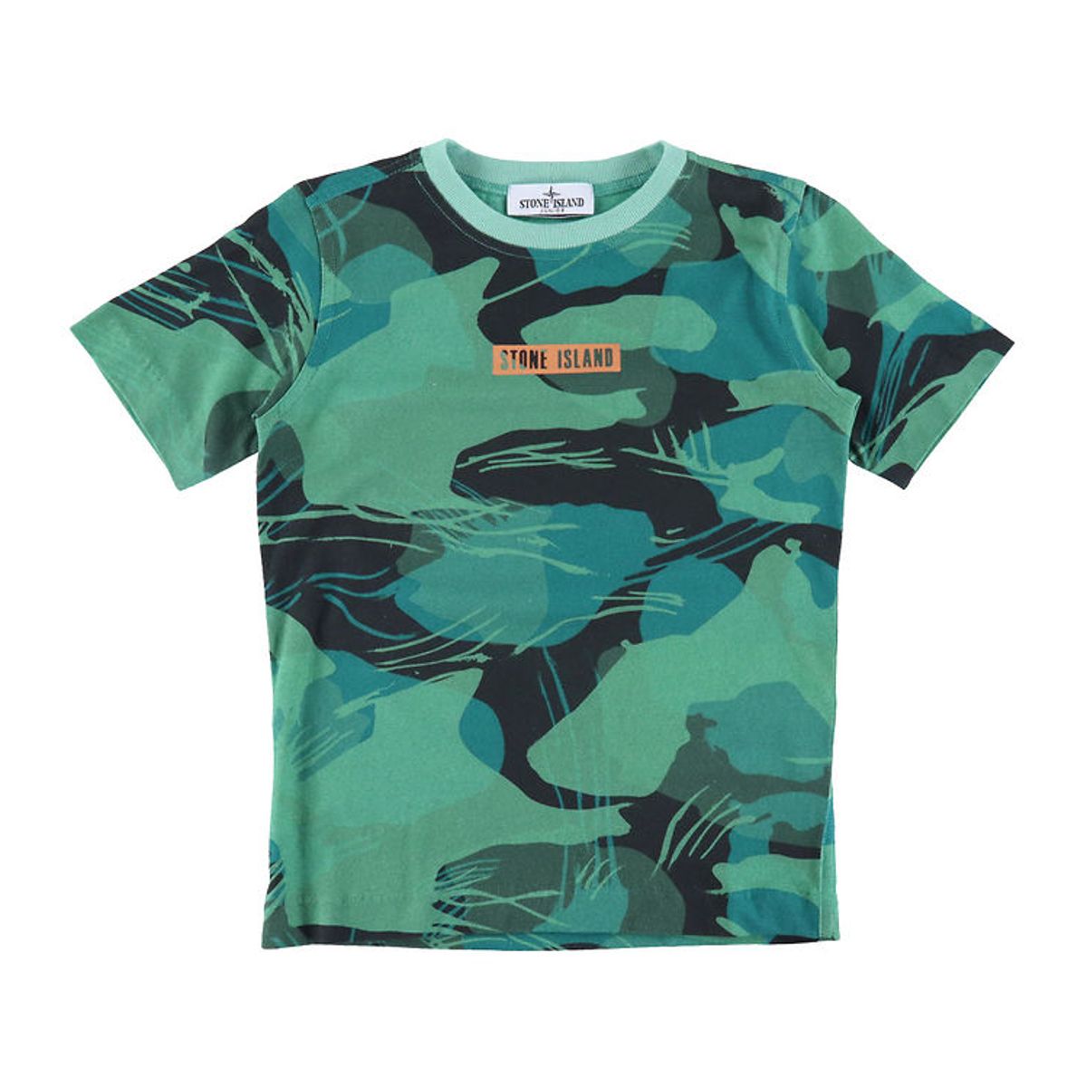 Stone Island T-shirt - Emerald m. Print