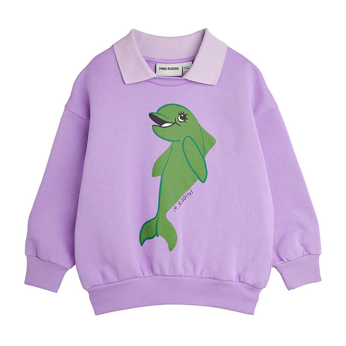 Mini Rodini Sweatshirt - Dolphin - Lilla