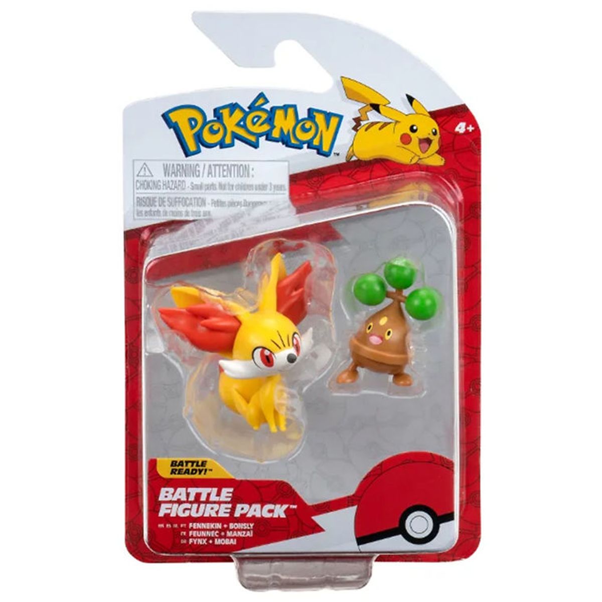 Pokémon Figurer - 2-pak - Battle Figure - Fennekin/Bonsly