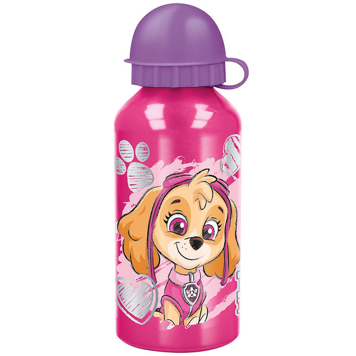 Paw Patrol Drikkedunk - Girls - 400 ml - Aluminum - Rosa