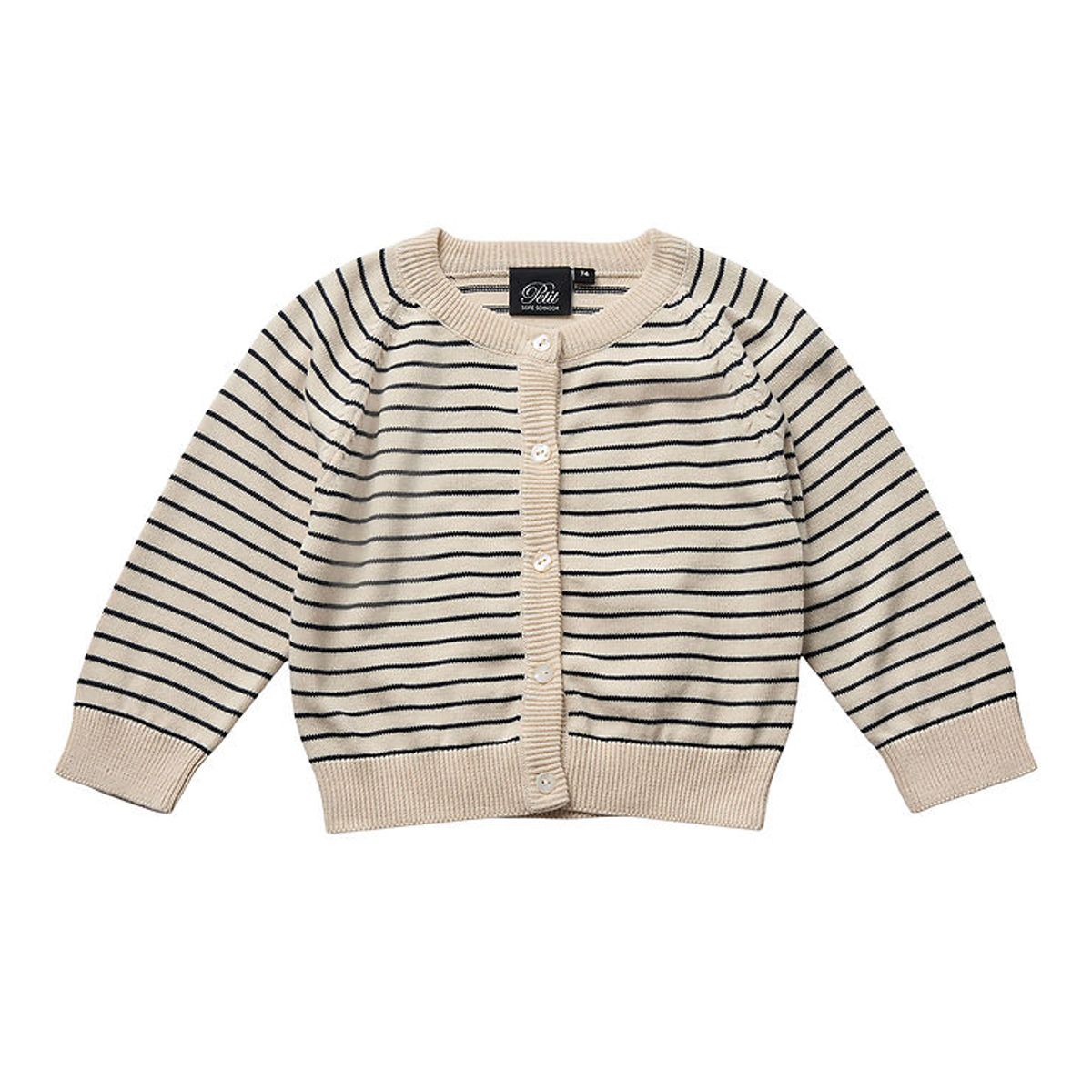 Sofie Schnoor Cardigan - Strik - Oslo - Off White Striped