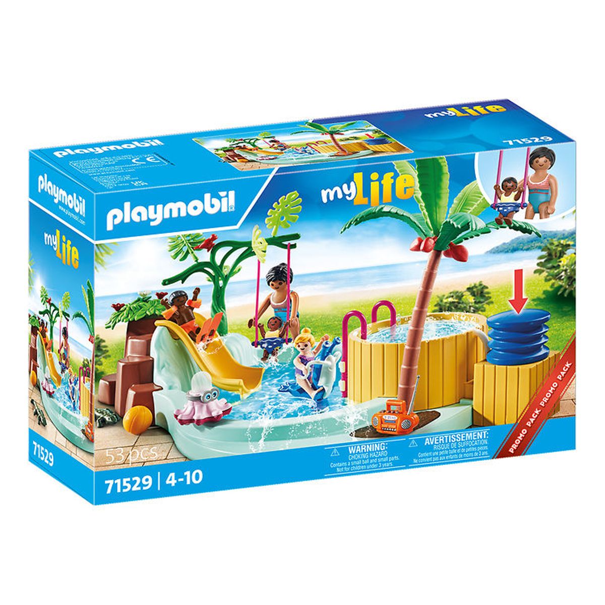 Playmobil My Life - Børne Pool - 71529 - 53 Dele