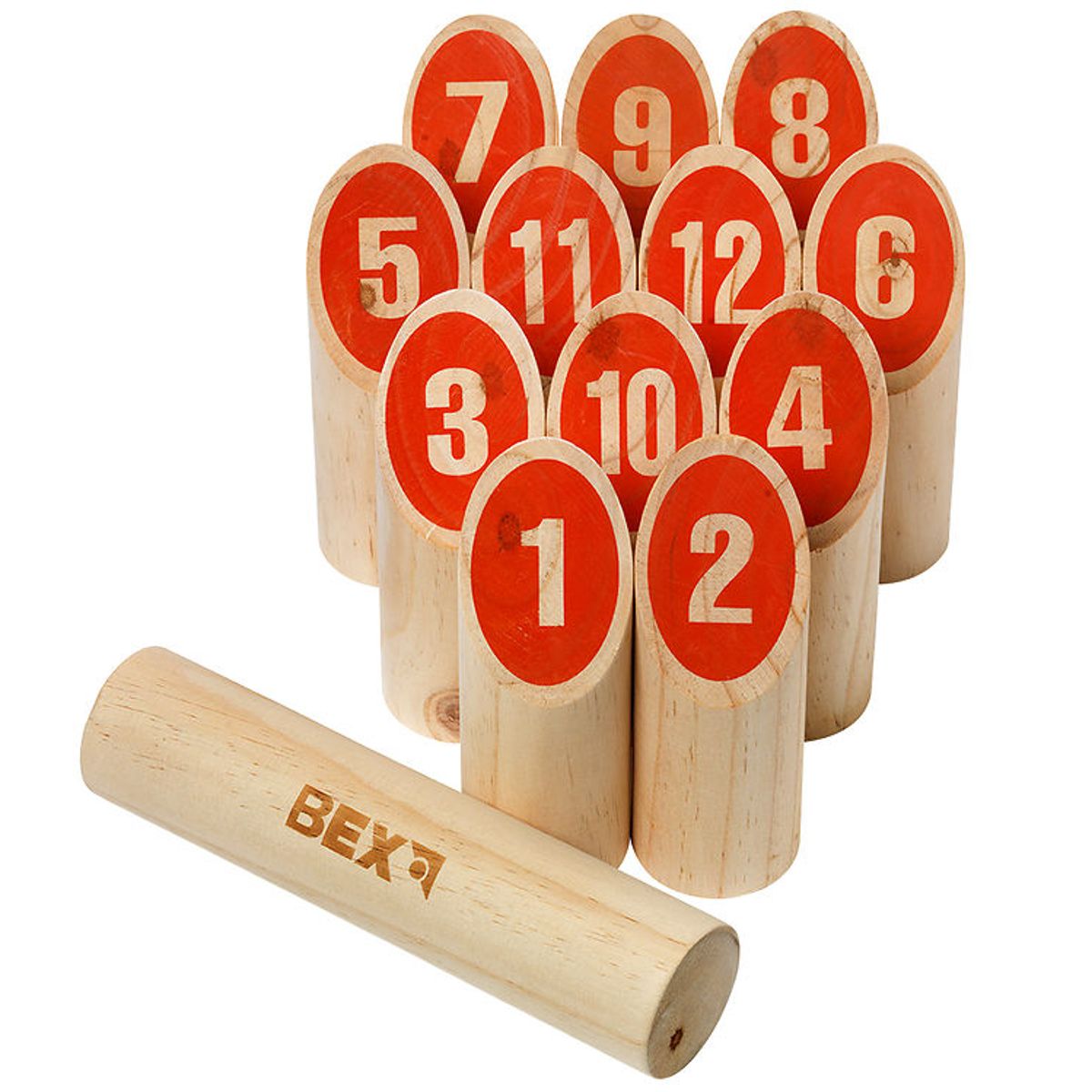 Bex Sport Havespil - Træ - Number Kubb Family