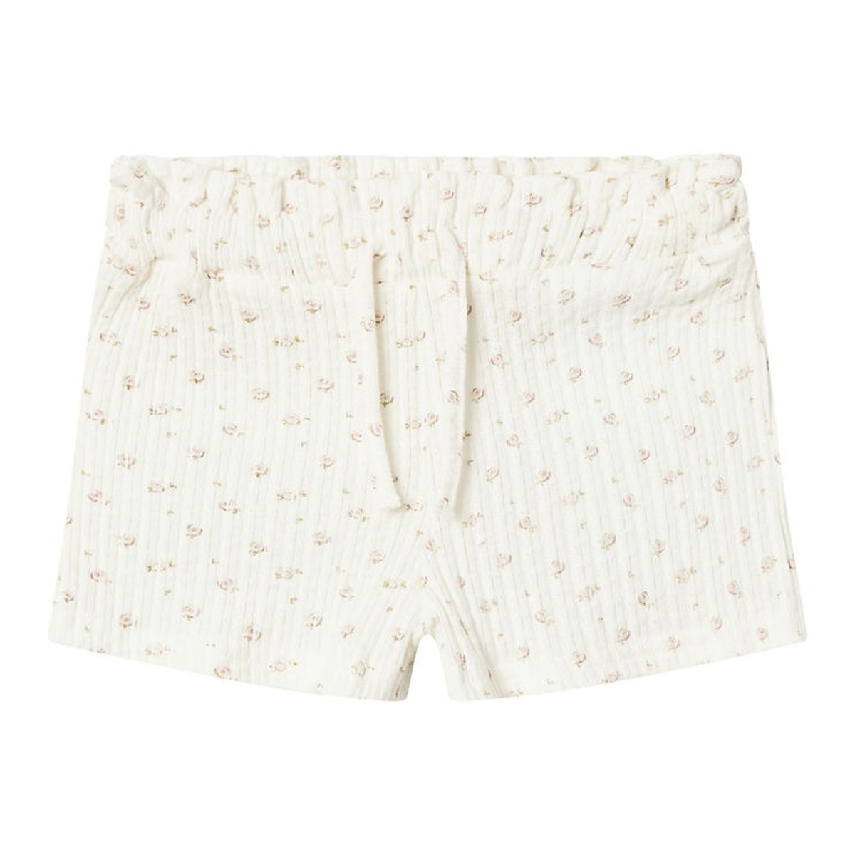 Lil' Atelier Shorts - NmfHulla - Coconut Milk m. Blomster