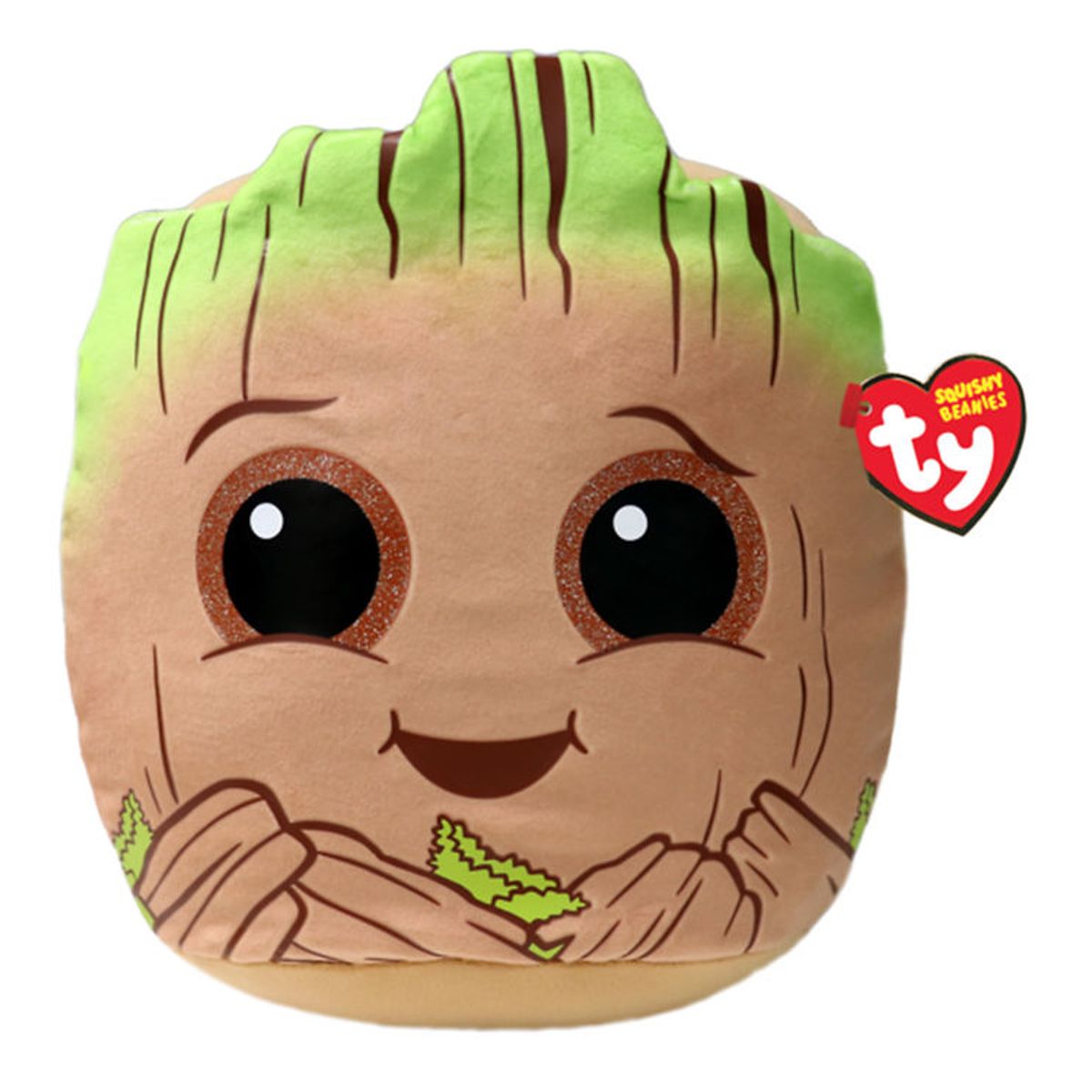 Ty Bamse - Squishy Beanies - 25 cm - Marvel Groot