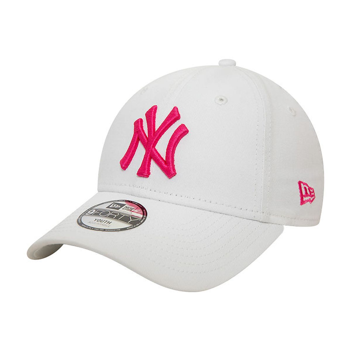 New Era Kasket - 9Forty - New York Yankees - Hvid/Pink