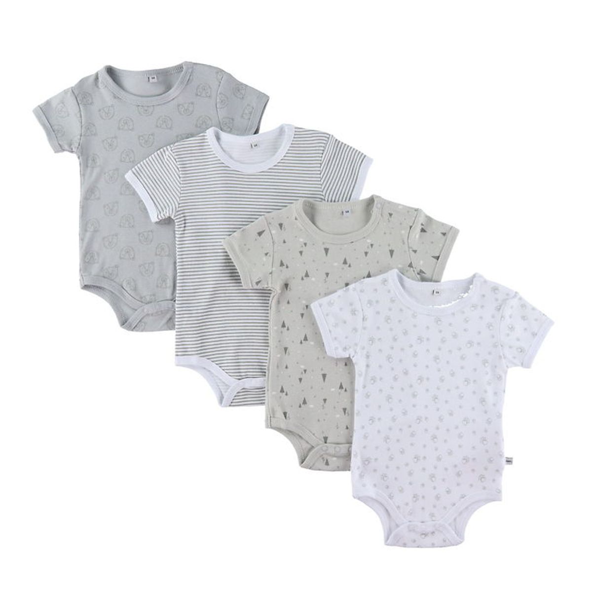 Pippi Baby Body k/æ - 4 pak - Harbor Mist