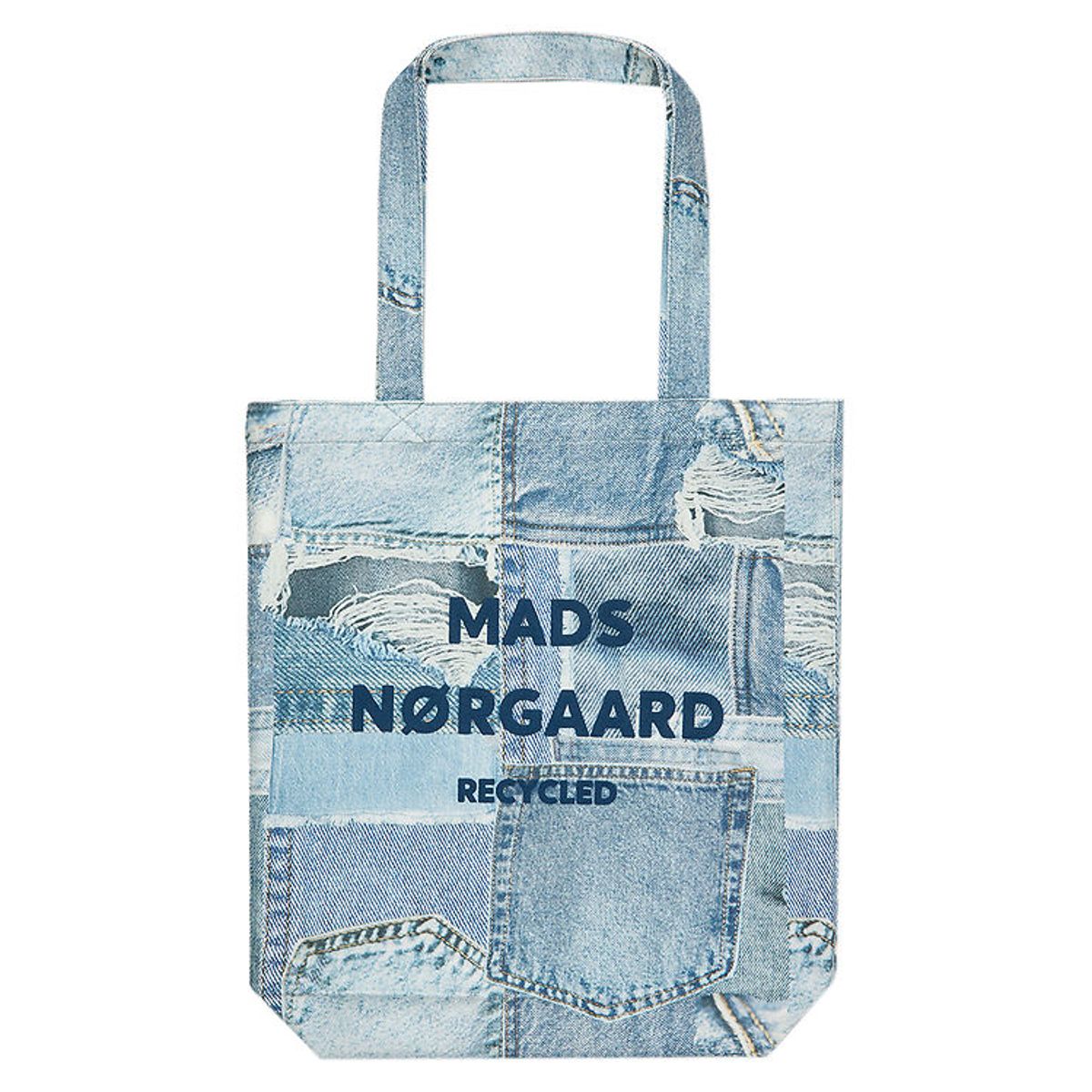 Mads Nørgaard Shopper - Recycled Boutique Athene - Denim AOP