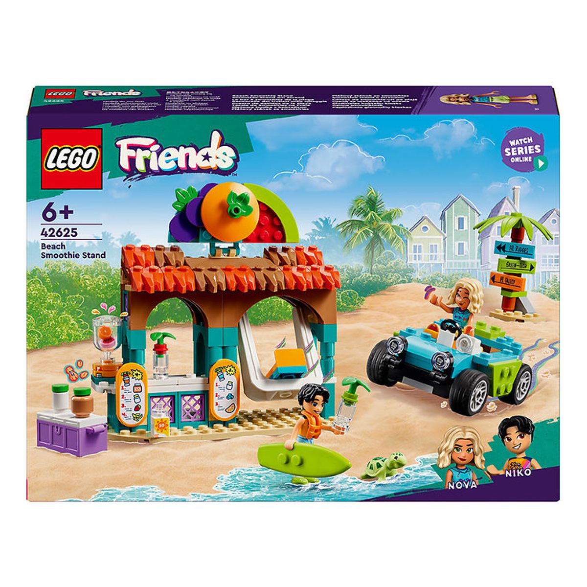 LEGO ® Friends - Smoothie-bod Ved Stranden 42625 - 213 Dele