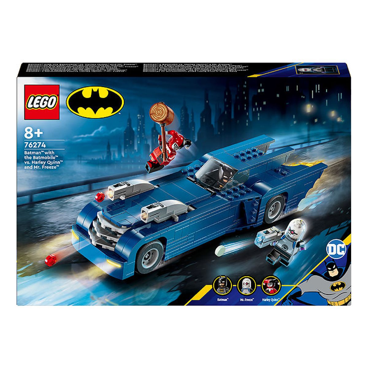 LEGO ® Batman - Batman Og Batmobile Mod Harley Quinn Og Mr. Freez