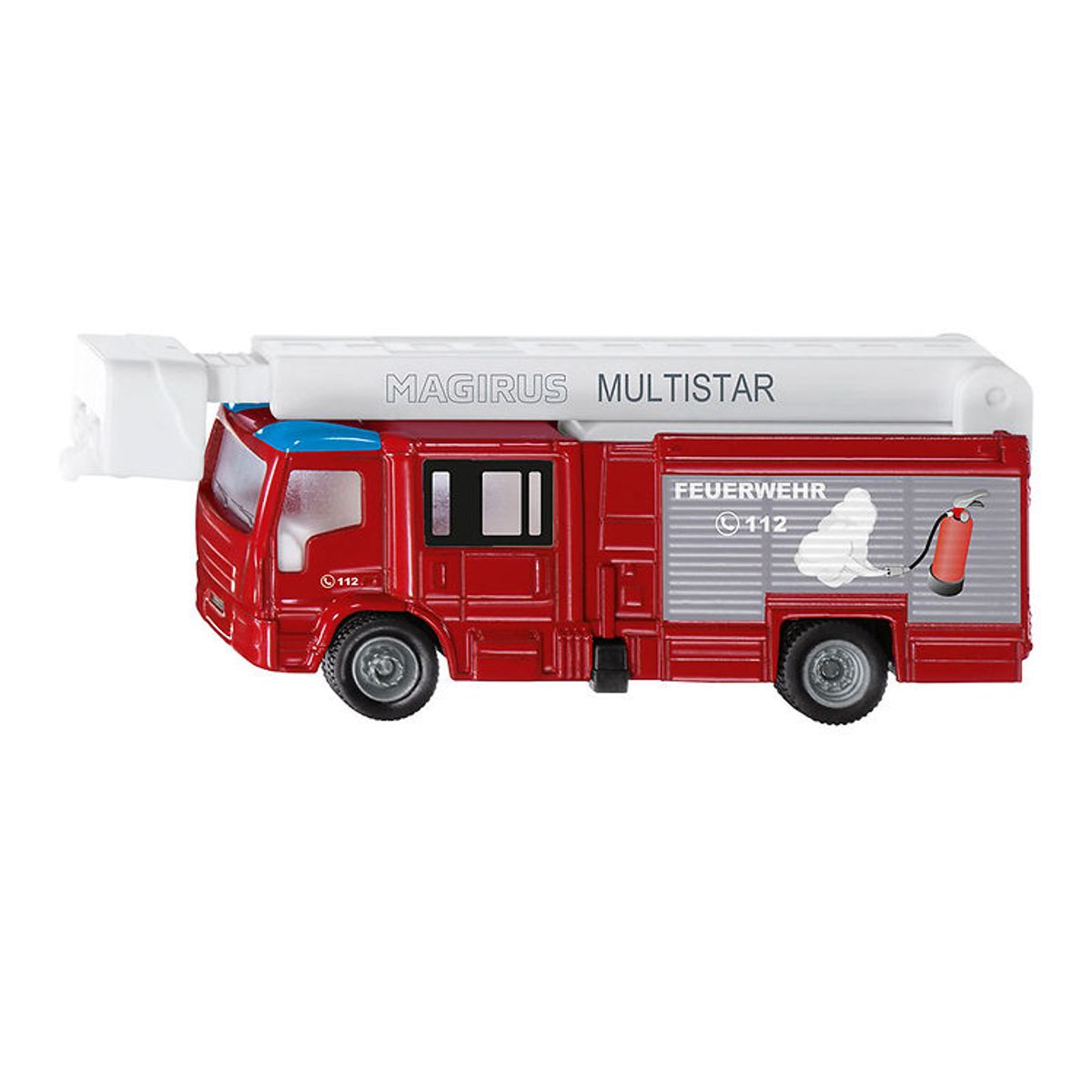 Siku Brandbil - 1:87 - Magirus Multistar With Telescopic Mast