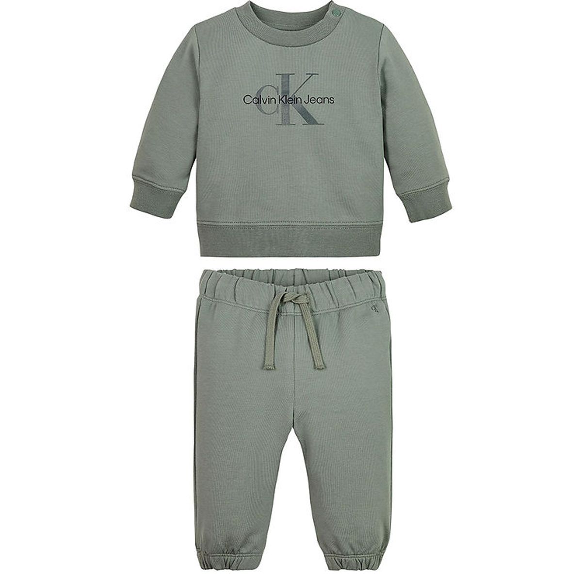 Calvin Klein Sweatsæt - Monogram - Meteor Green