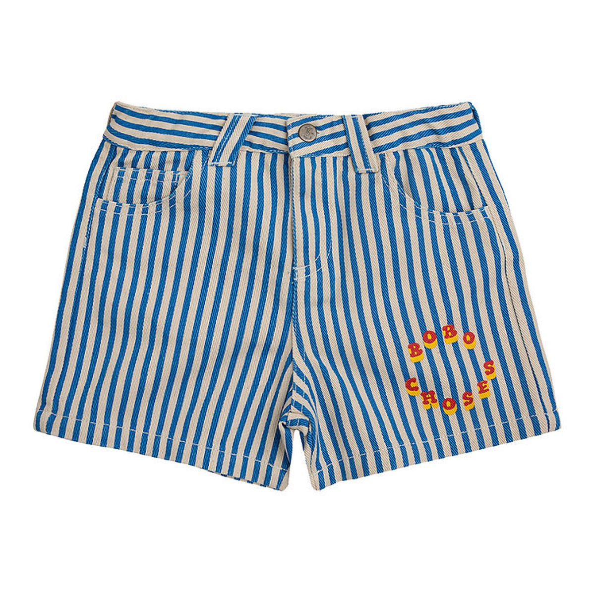 Bobo Choses Shorts - Circle Stripes - Blå