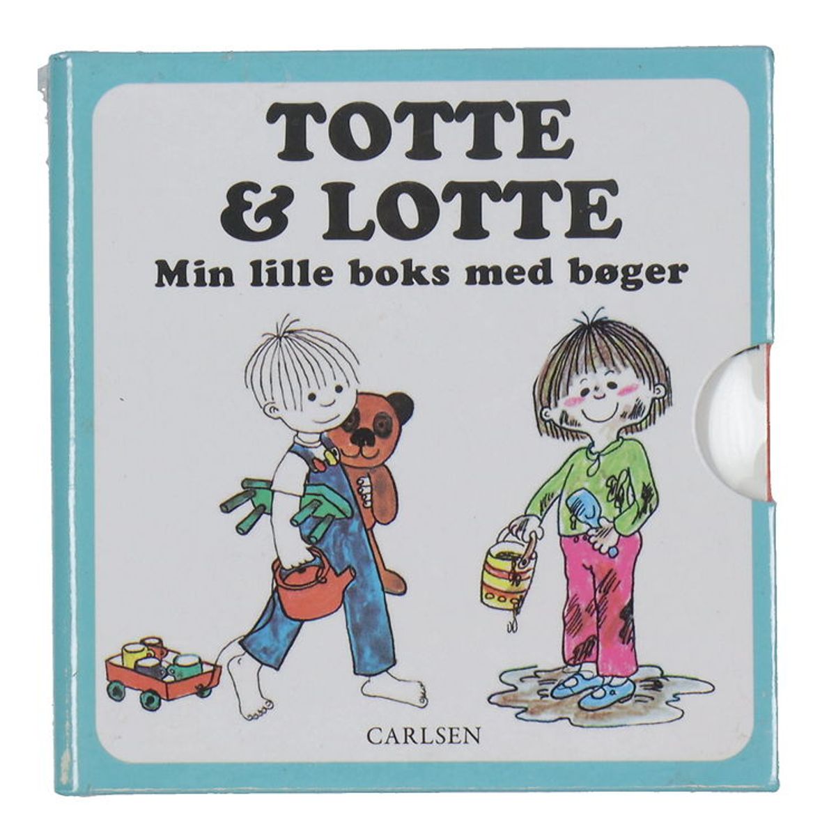 Forlaget Carlsen Bøger - Totte & Lotte: Min lille boks med 4 bøg