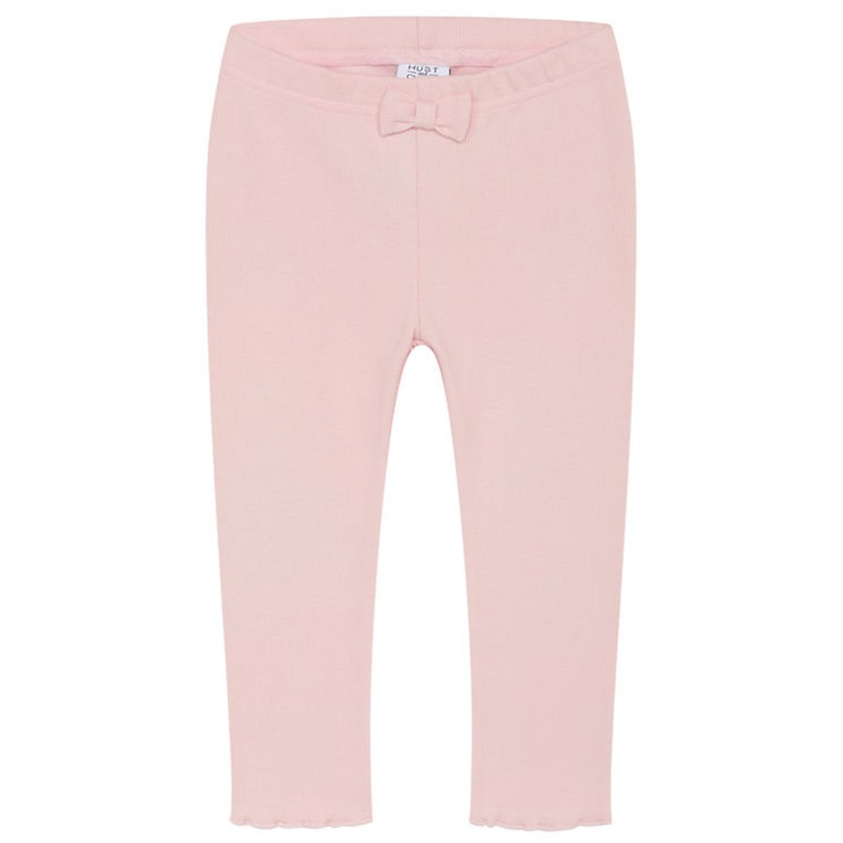 Hust and Claire Leggings - Rib - Le - Icy Pink m. Sløjfe