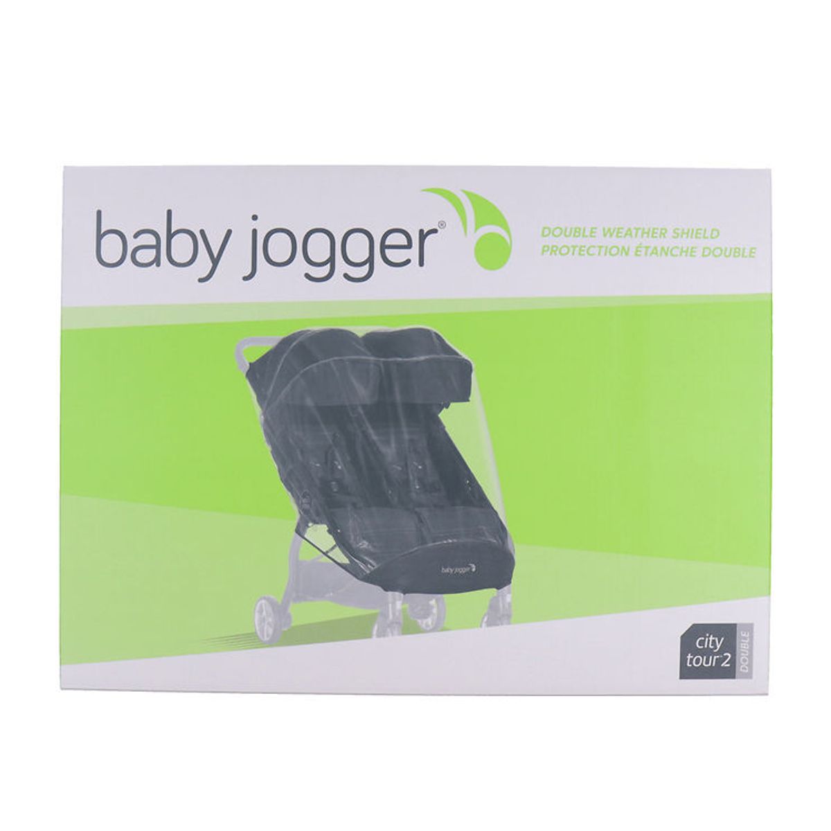 Baby Jogger Regnslag - Double - City Tour 2 - Gennemsigtig