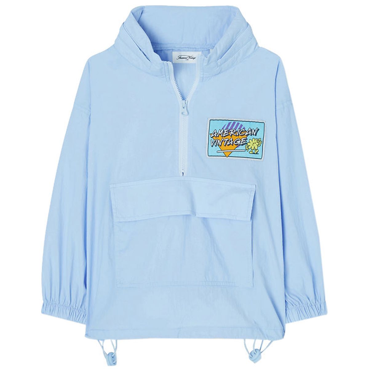 American Vintage Anorak - Zotcity - Bleu Polaire