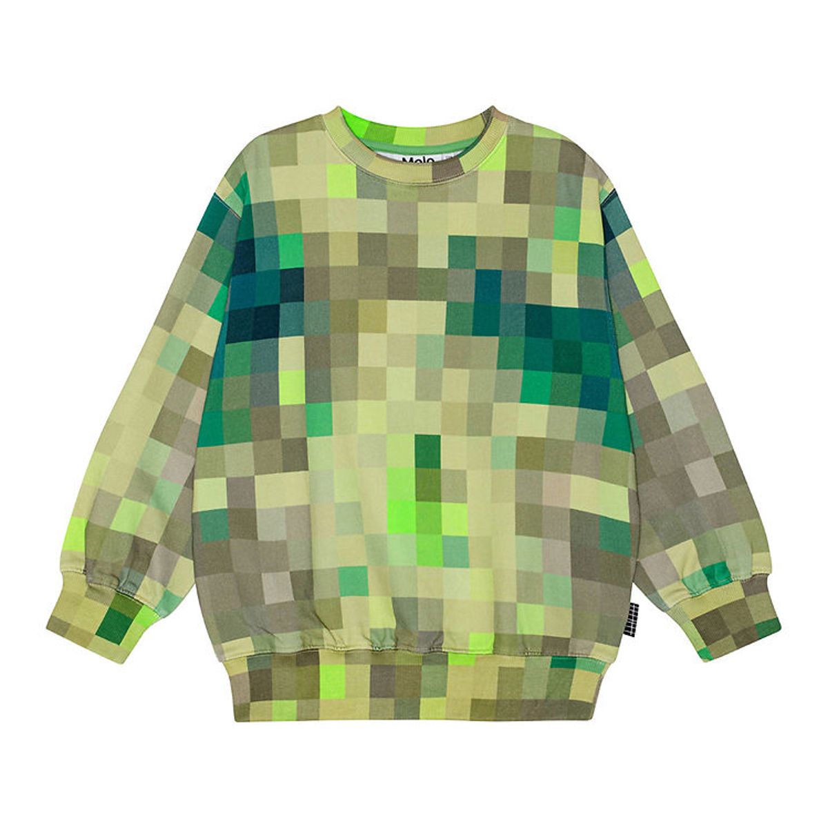 Molo Sweatshirt - Monti - Green Pixels