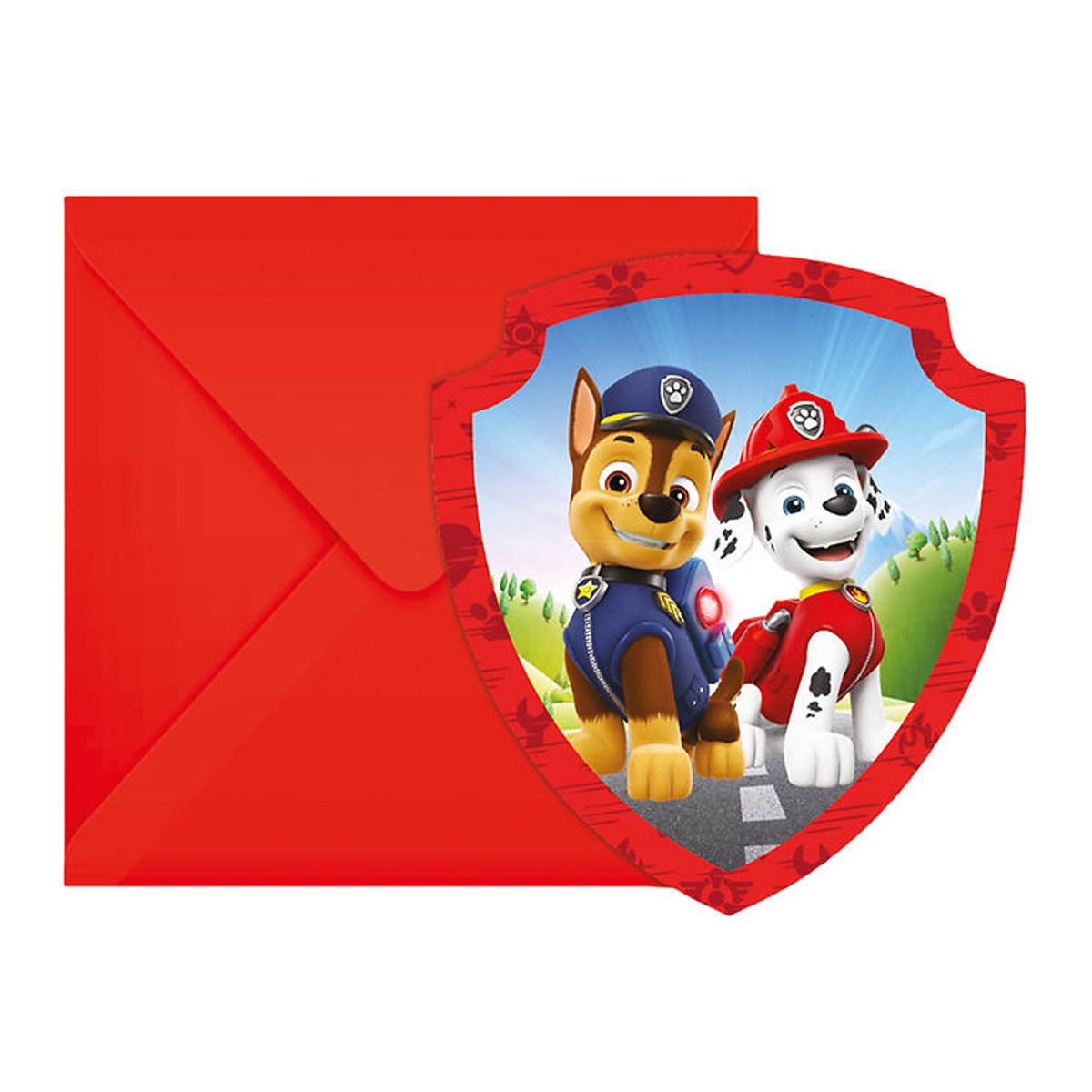 Decorata Party Invitationer - 6-pak - Paw Patrol Rescue Heroes