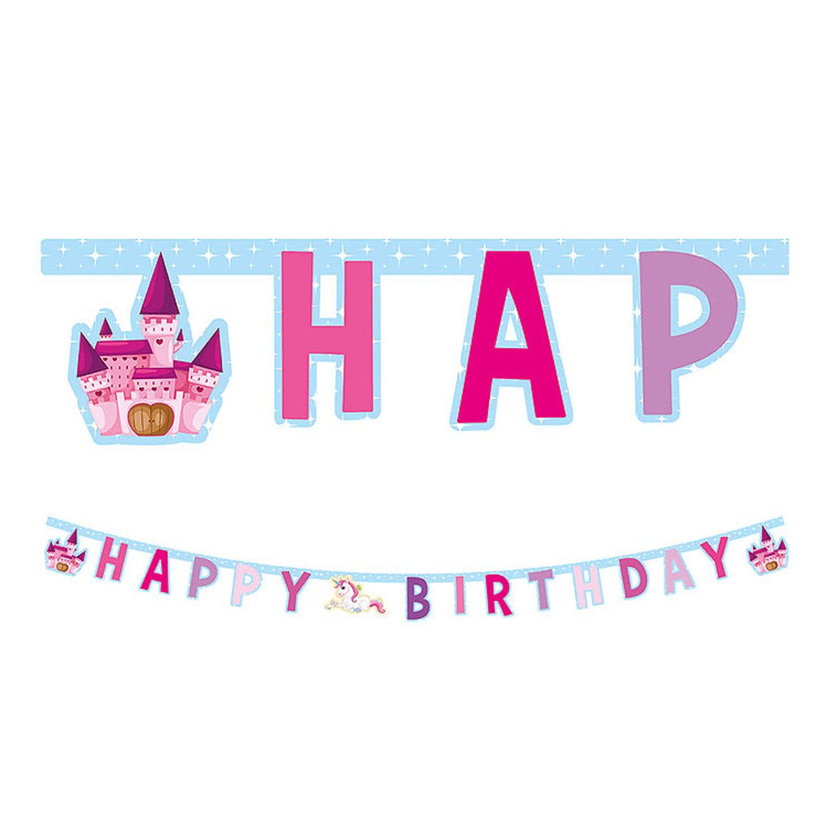 Decorata Party Happy Birthday Banner - Unicorn