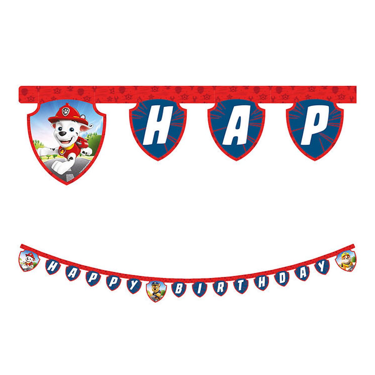 Decorata Party Happy Birthday Banner - Paw Patrol Rescue Heroes