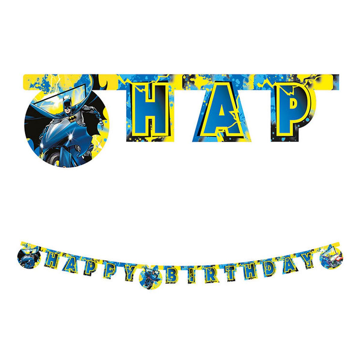 Decorata Party Happy Birthday Banner - Batman Rogue Rage