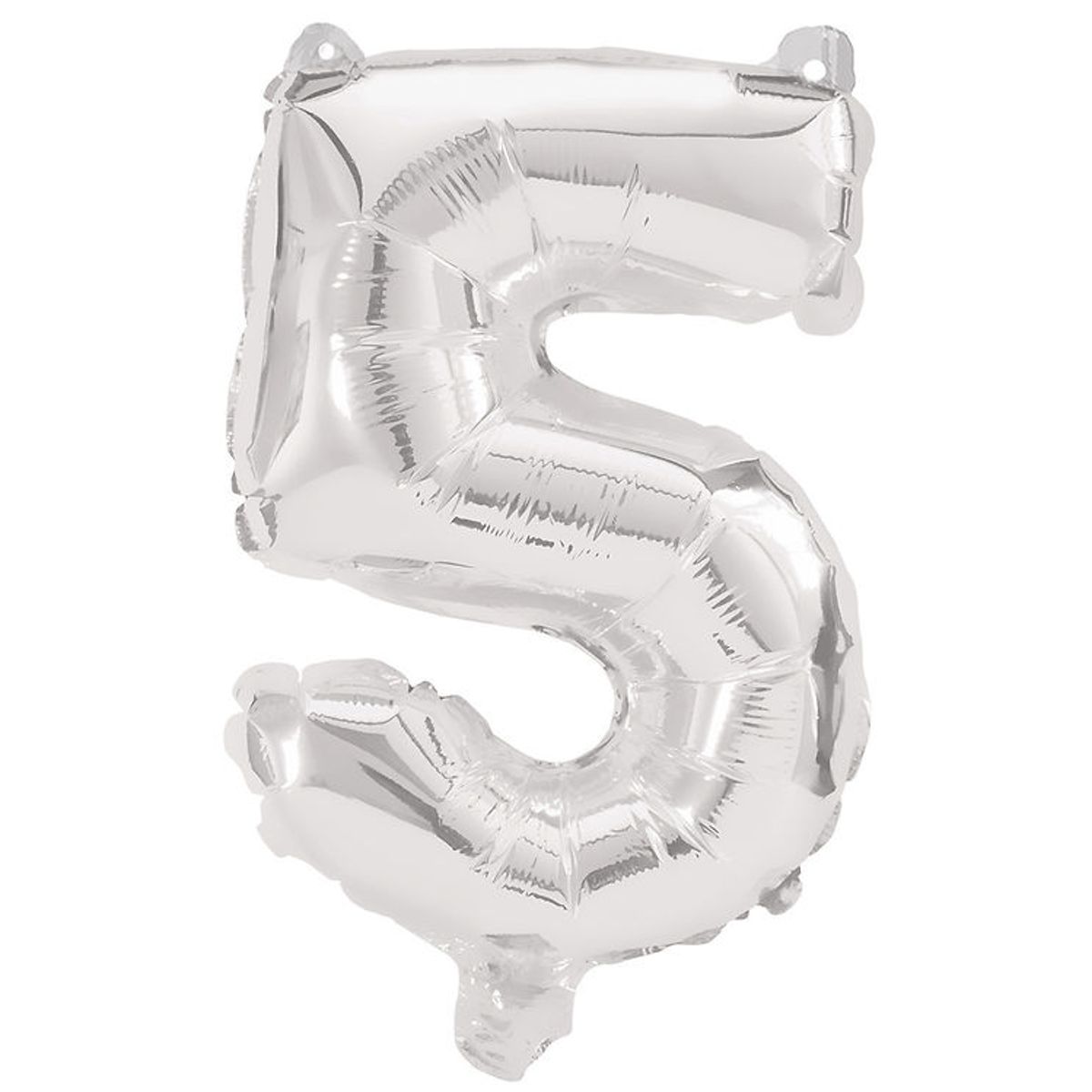 Decorata Party Foileballon - 85 cm - No 5 - Sølv