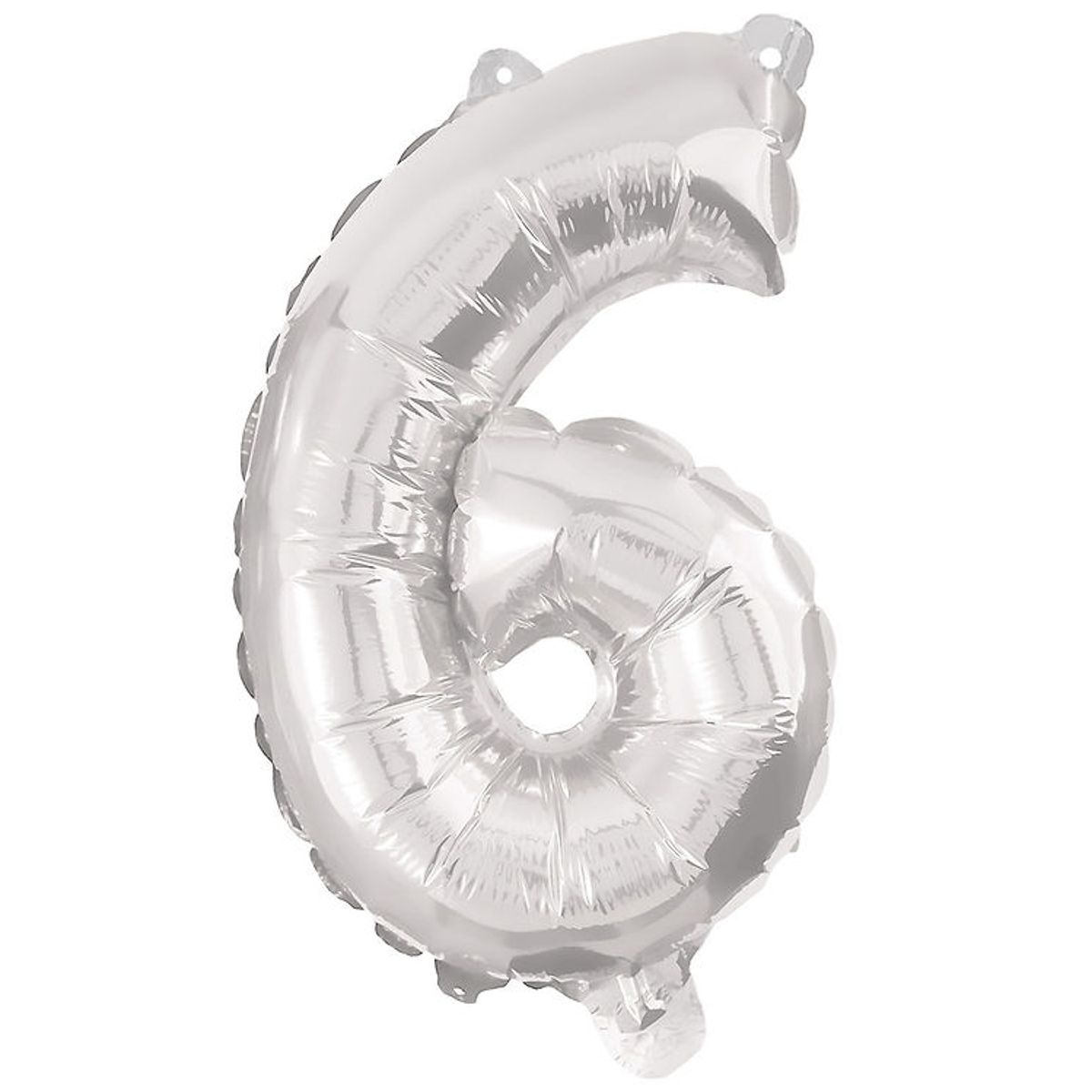 Decorata Party Foileballon - 85 cm - No 6 - Sølv