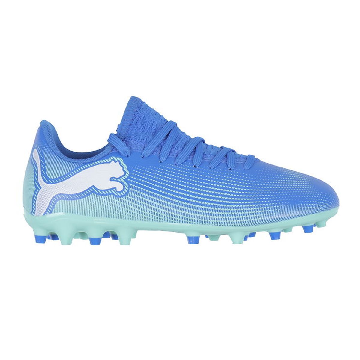 Puma Fodboldstøvler - Future 7 Play MG Jr - Hyperlink Blue/Mint