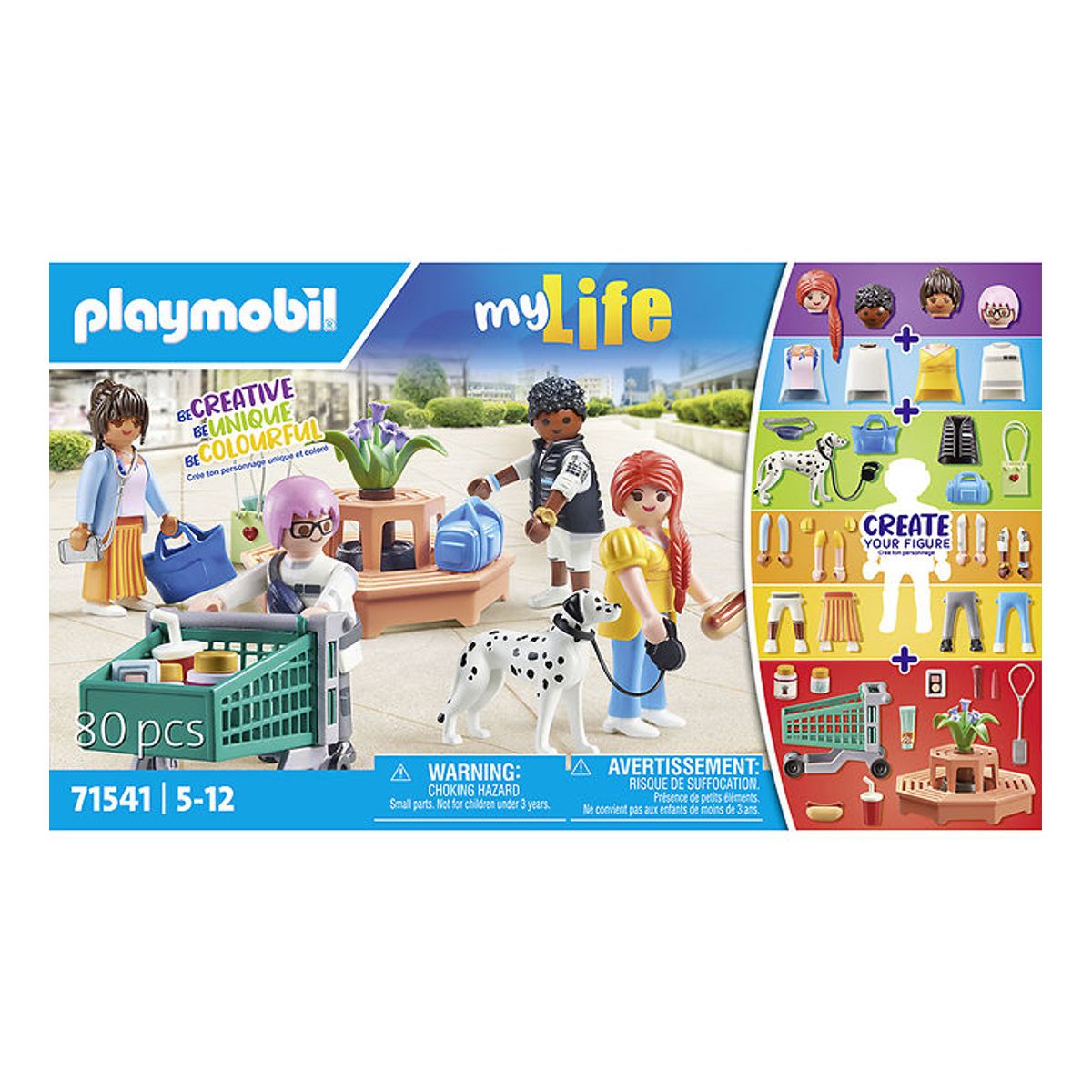 Playmobil My Life - My Figures: Shopping - 71541 - 80 Dele