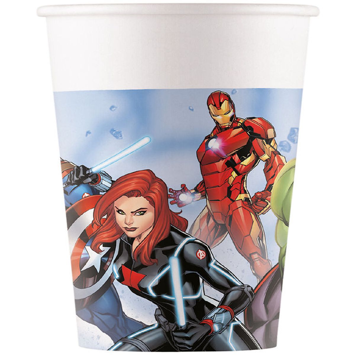 Decorata Party Papkrus - 8-pak - 200 ml - Avengers Infinity Ston