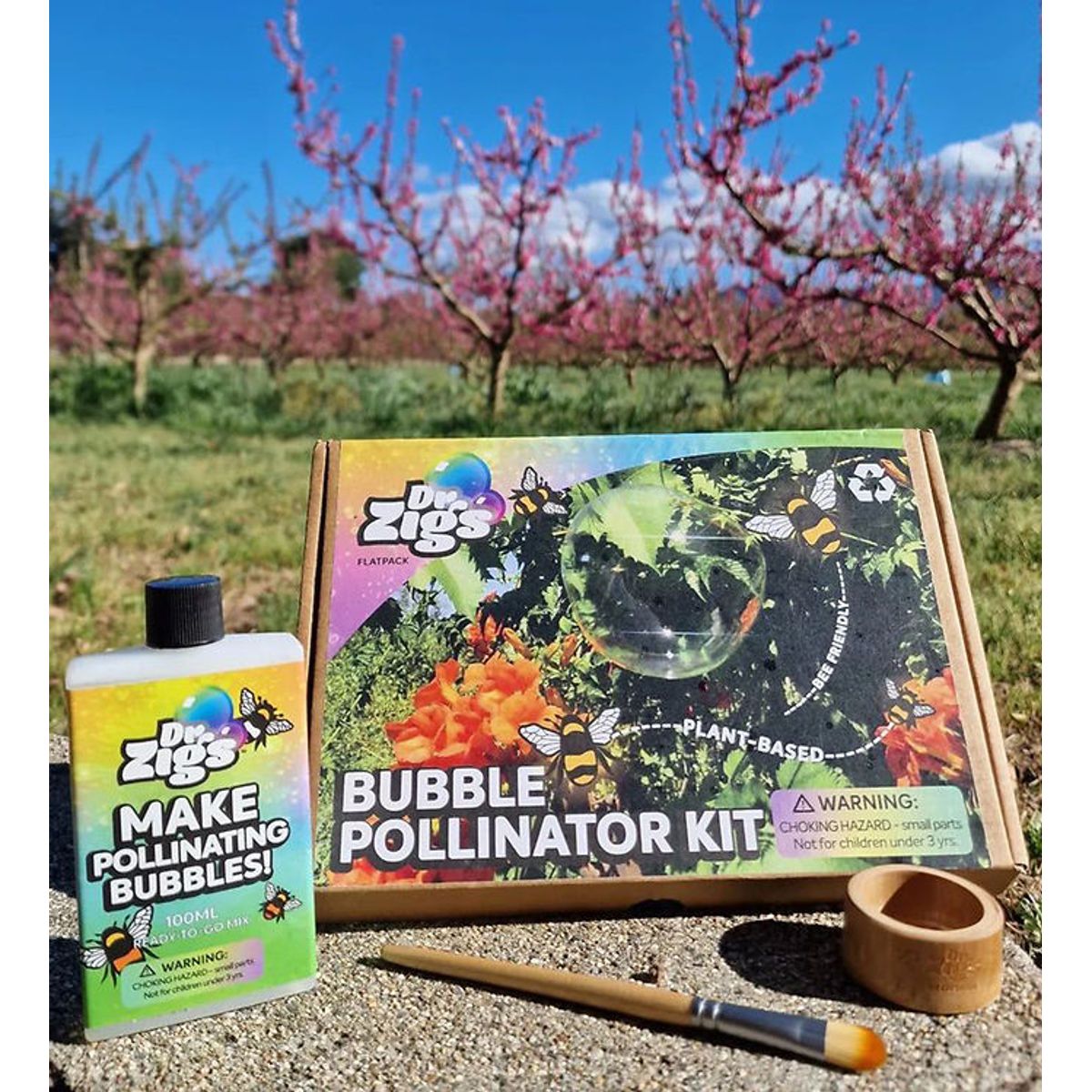 Dr Zigs Sæbeboblesæt - Bubble Pollinator Kit