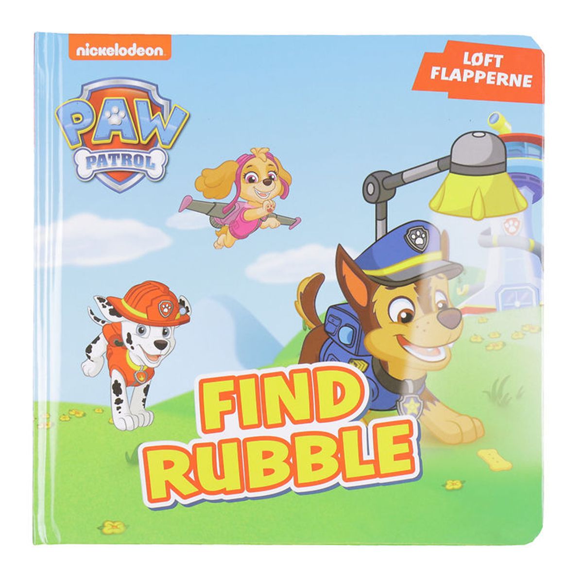 Alvilda Bog m. Flapper - Paw Patrol - Find Rubble - Dansk