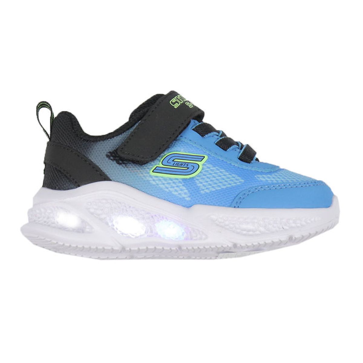 Skechers Sko m. Lys - Krendox - Black/Blue