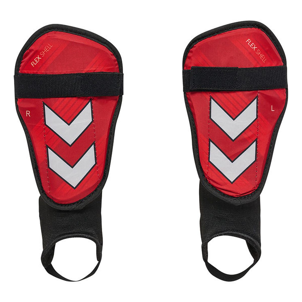 Hummel Benskinner - HmlShin Guards Flex Shell - Pompeian Red