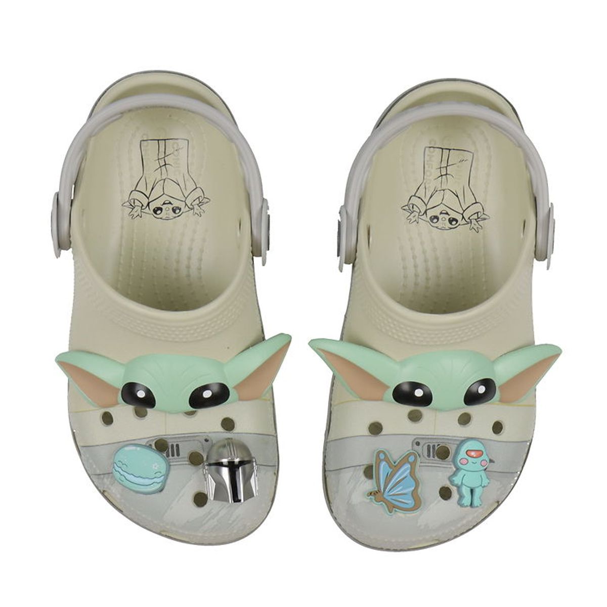 Crocs Sandaler - Grogu Classic Clog K - Mandalorian - Bone