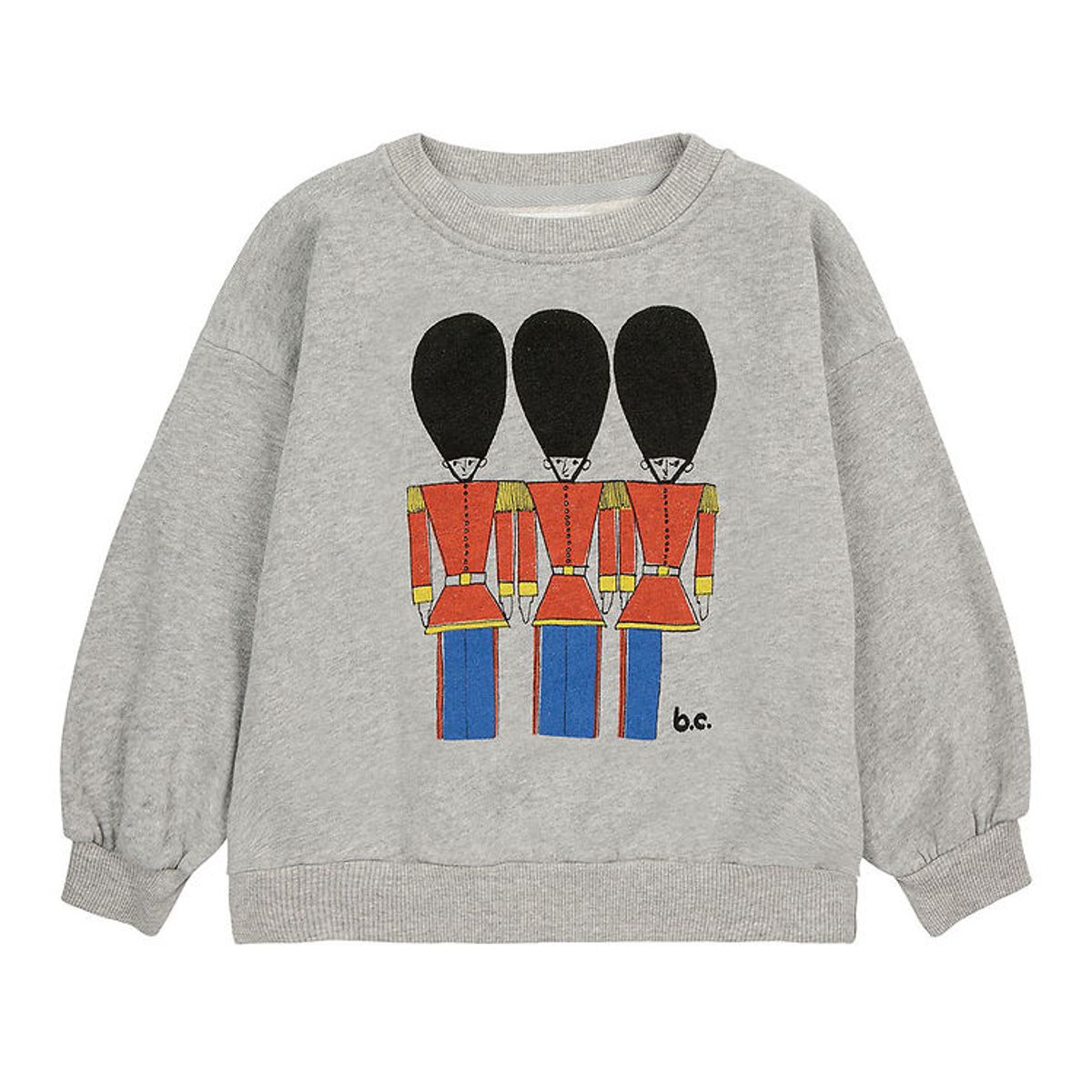 Bobo Choses Sweatshirt - Little Tin Soldiers - Light Heather Gre